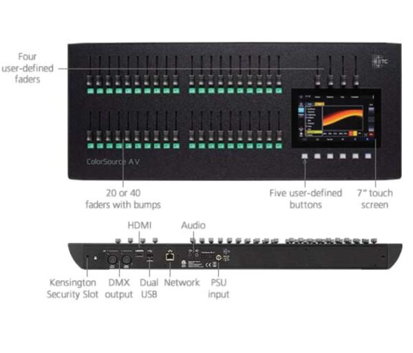 Colorsource 40 Lighting Console Red Star Pictures